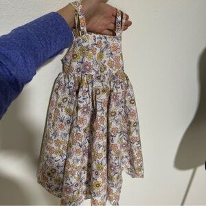 Tommy Bahama White Dress with‎ Yellow, Pink Flowers Spring, Sundress Size 3T